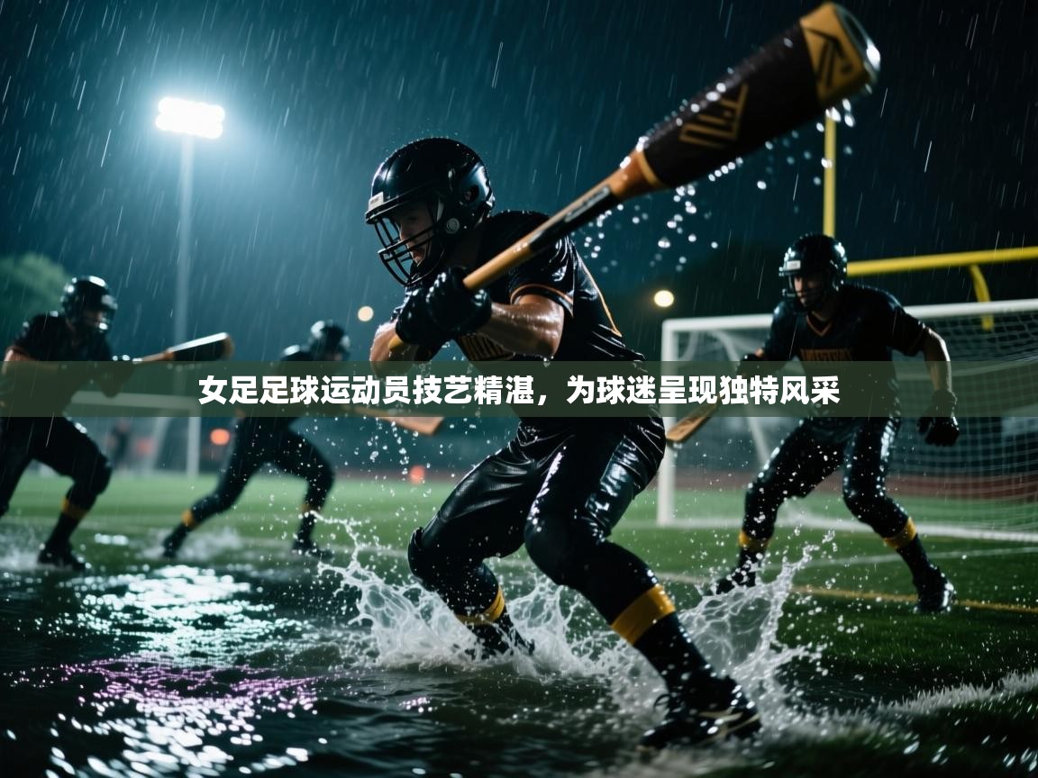 女足足球运动员技艺精湛，为球迷呈现独特风采