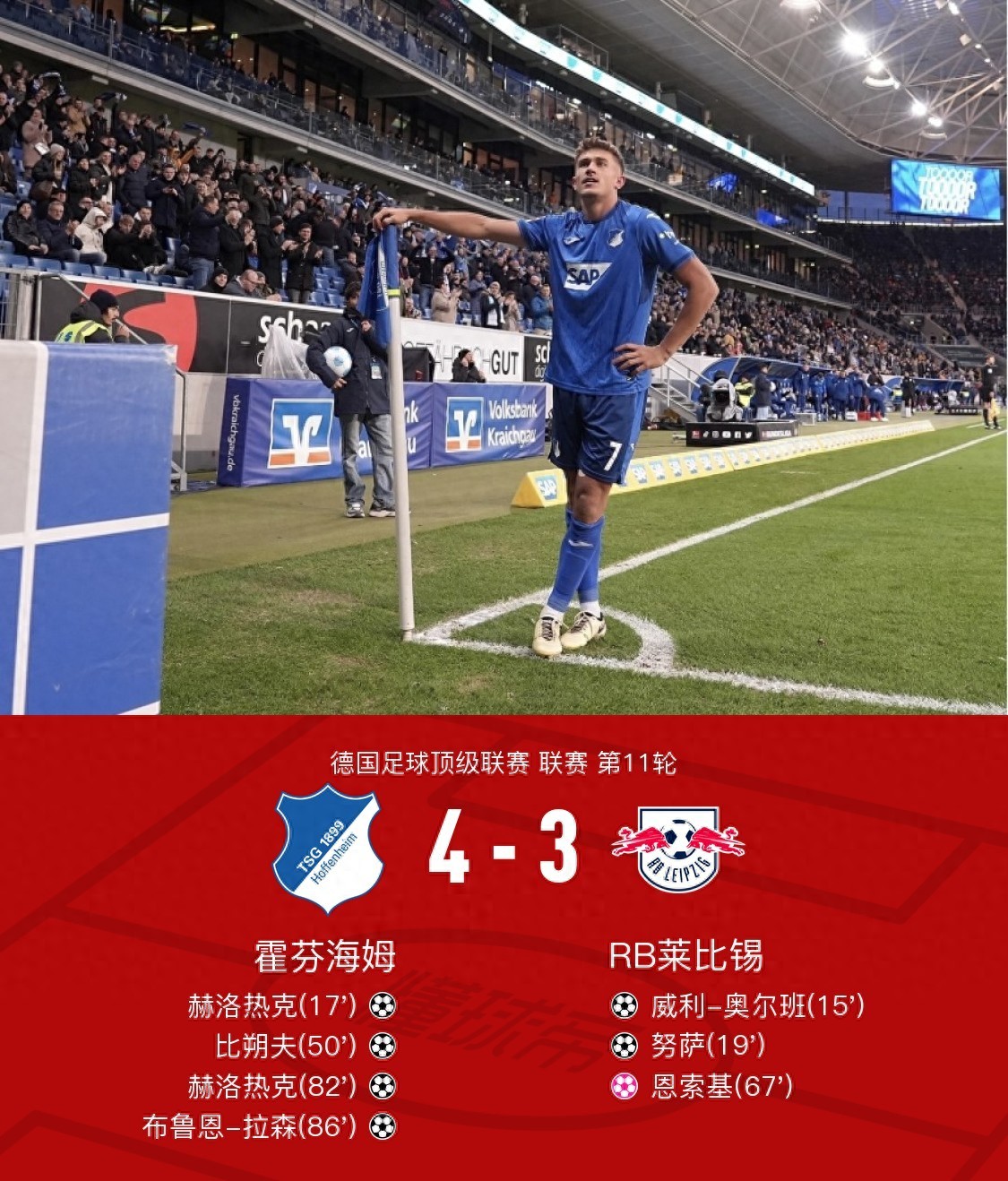 半岛体育官网登录-霍芬海姆门将扑出点球，帮助球队保持不败的简单介绍